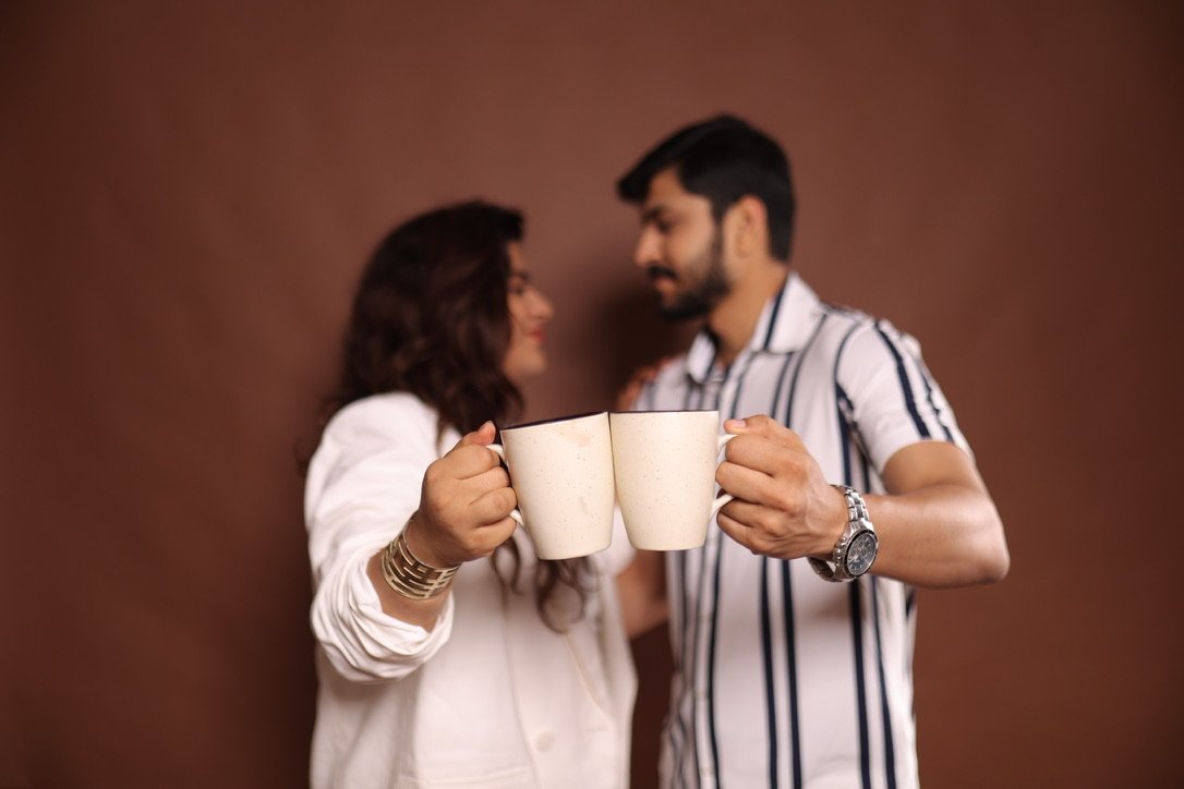 Kriti and Himanshu, founders of Cup of Social